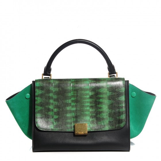 Tiger Snake Smooth Calfskin Small Trapeze Palm