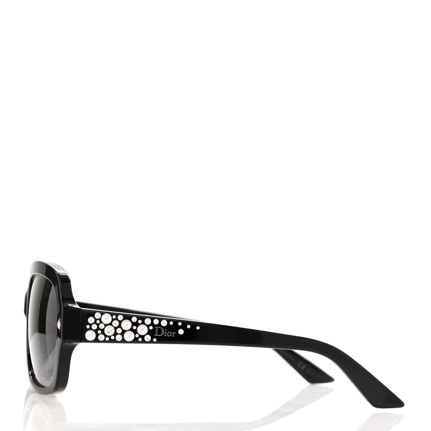 Christian Dior Crystal BrillanceF Sunglasses Black 3 of 8