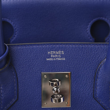 Hermes Taurillon Novillo Birkin 30 Bleu Electrique 6 of 10