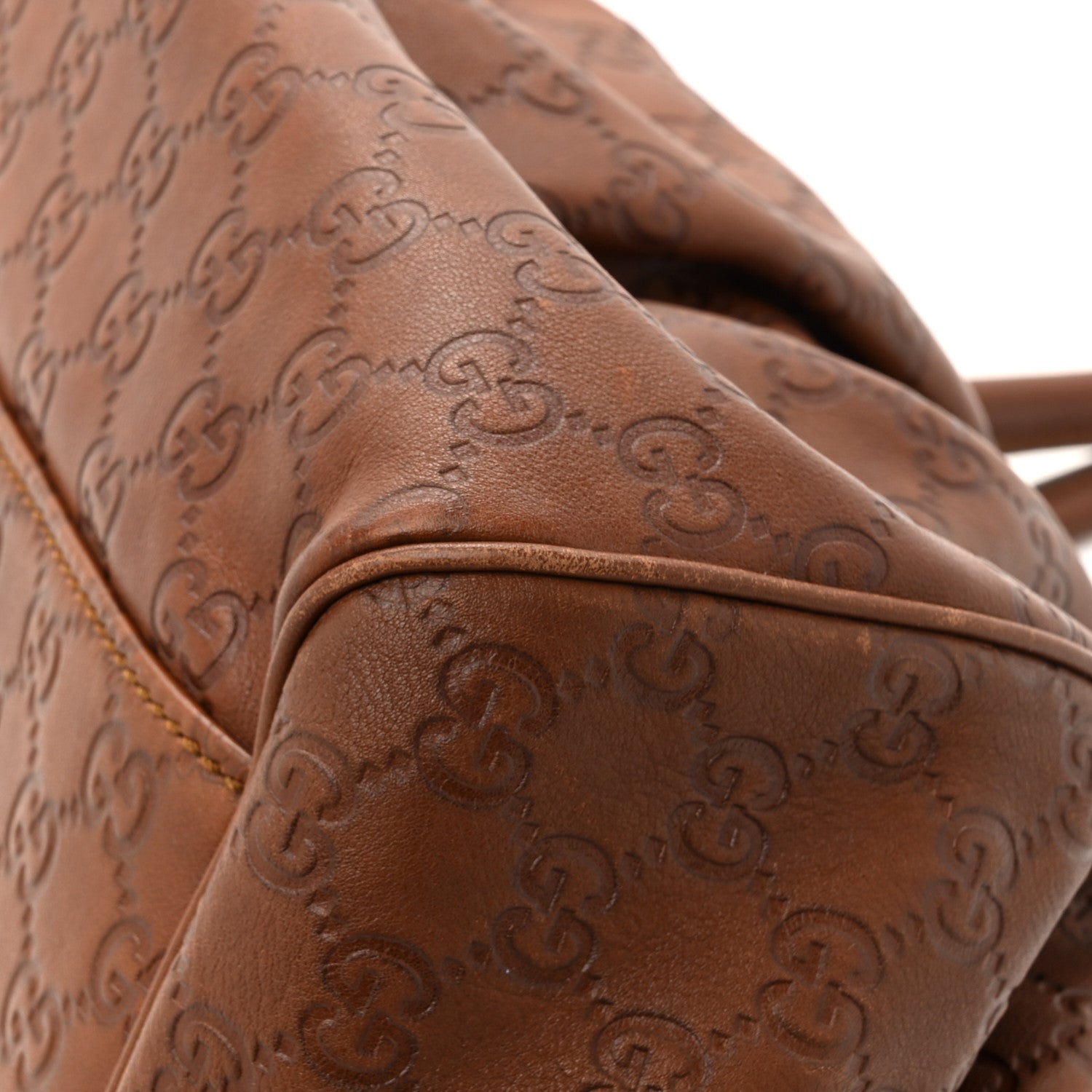 Gucci Guccissima Medium Sukey Boston Brown 11 of 11
