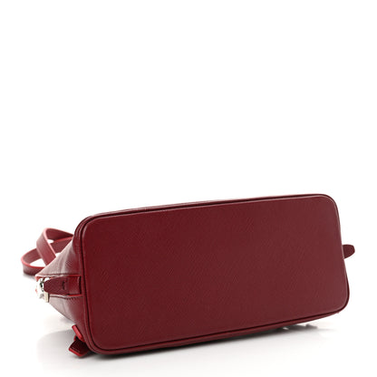 Prada Saffiano Lux Promenade Backpack Cherry 4 of 18