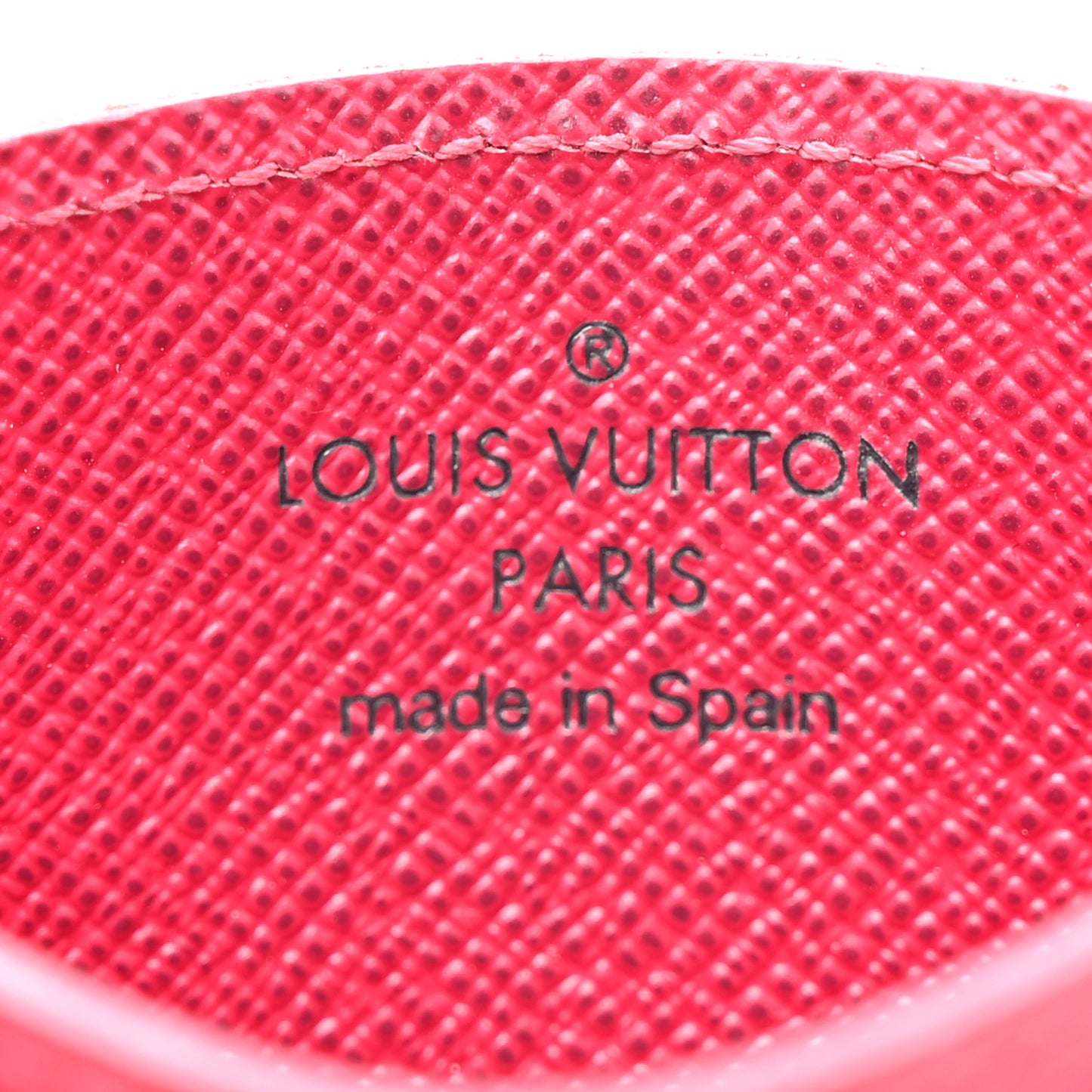 Monogram Card Holder Fuchsia