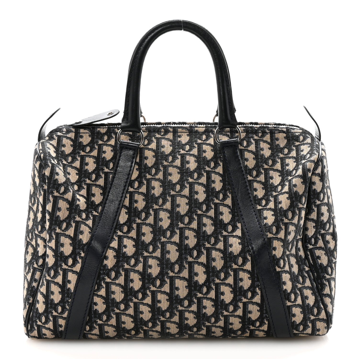 Christian Dior Monogram Boston Navy Blue 1 of 11