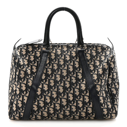 Christian Dior Monogram Boston Navy Blue 1 of 11