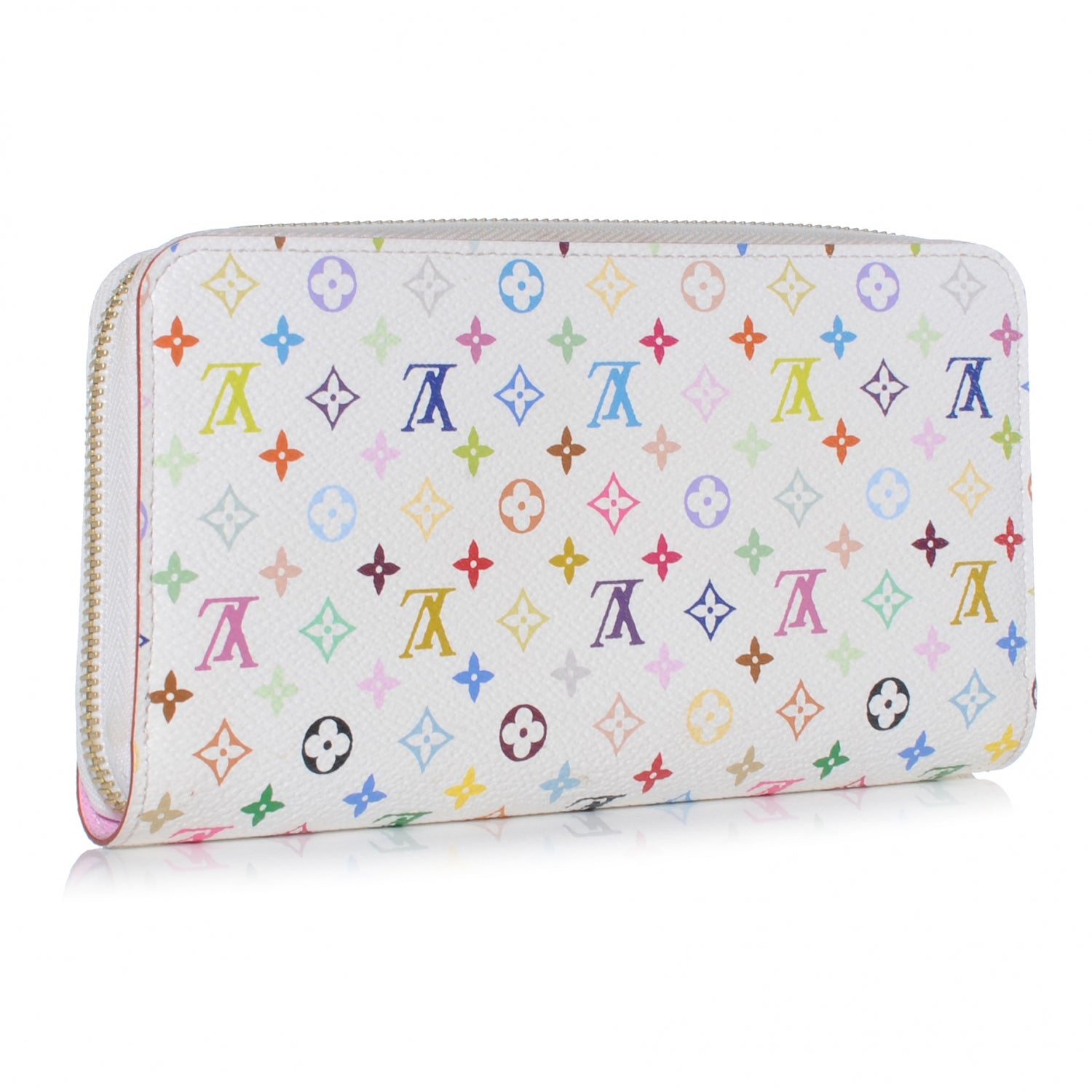 Louis Vuitton Monogram Multicolor Zippy Wallet White 3 of 7