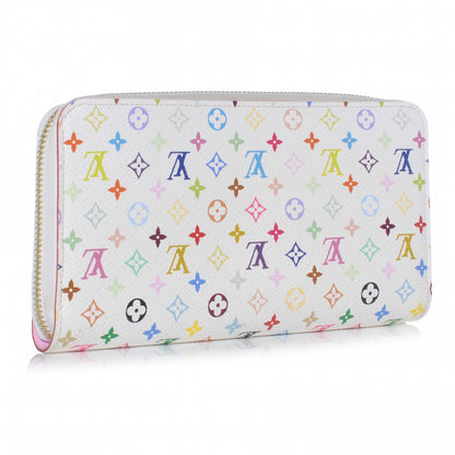 Louis Vuitton Monogram Multicolor Zippy Wallet White 3 of 7