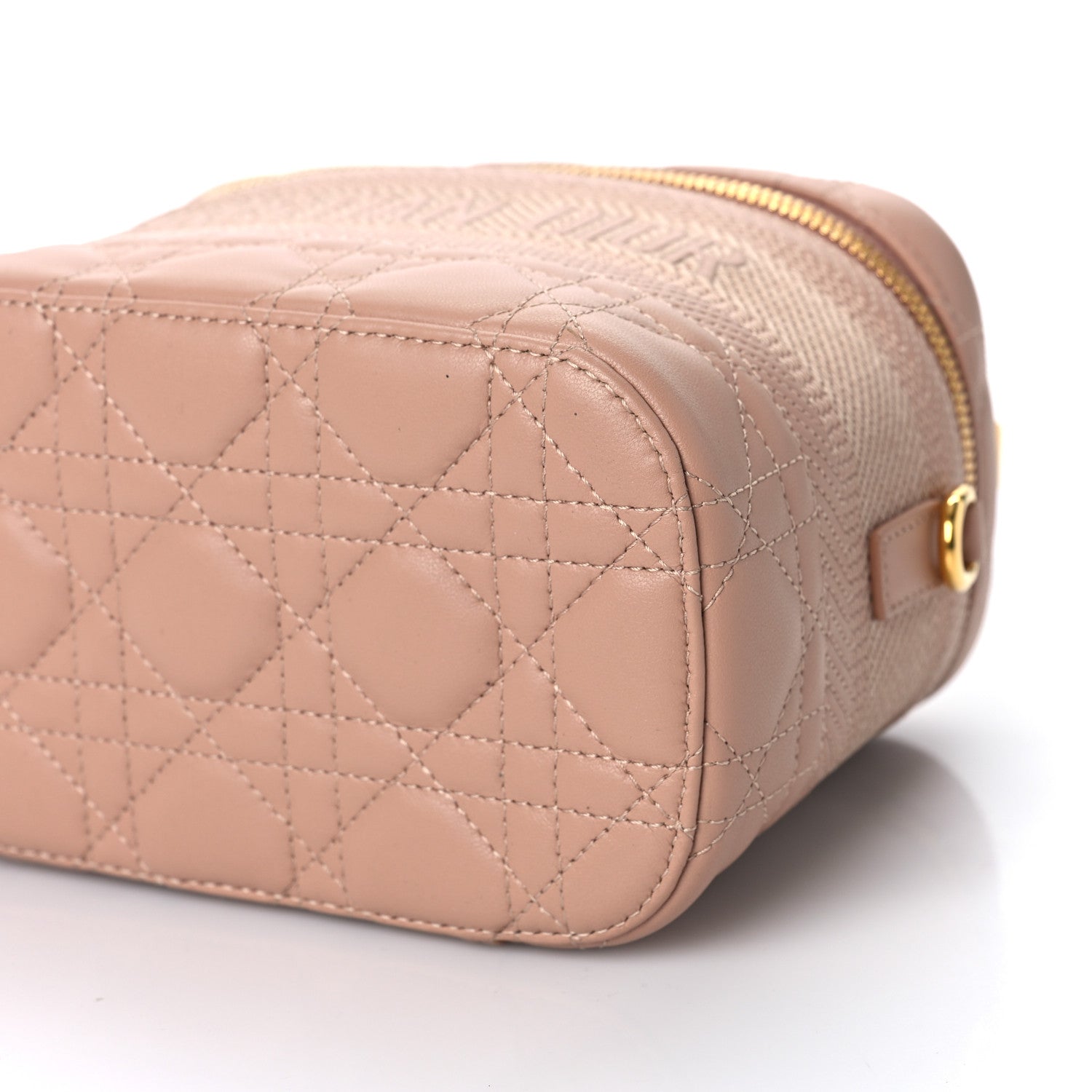 Christian Dior Lambskin Cannage Small Diortravel Vanity Case Rose Des Vents 6 of 7