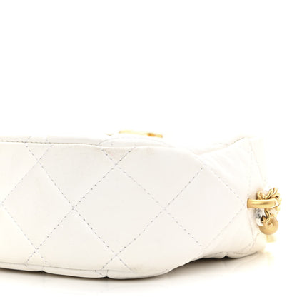 Chanel Lambskin Quilted Mini My Perfect Camera Case White 10 of 10