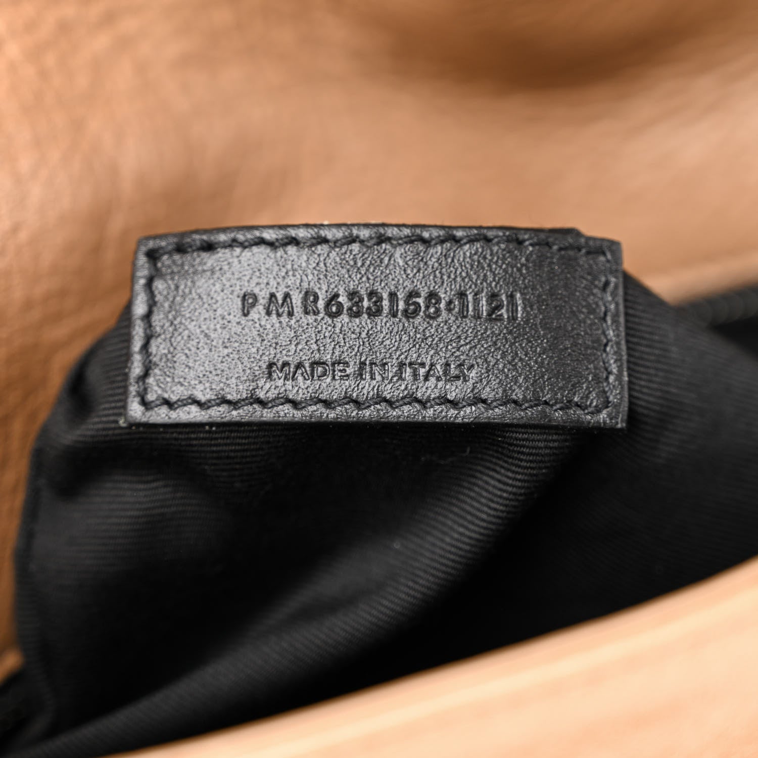 Saint Laurent Crinkled Calfskin Matelasse Monogram Medium Niki Chain Satchel Dark Toffee 7 of 11