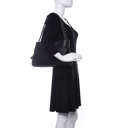 Chanel Caviar Quilted Expandable Zip Shoulder Bag Black 2 of 13