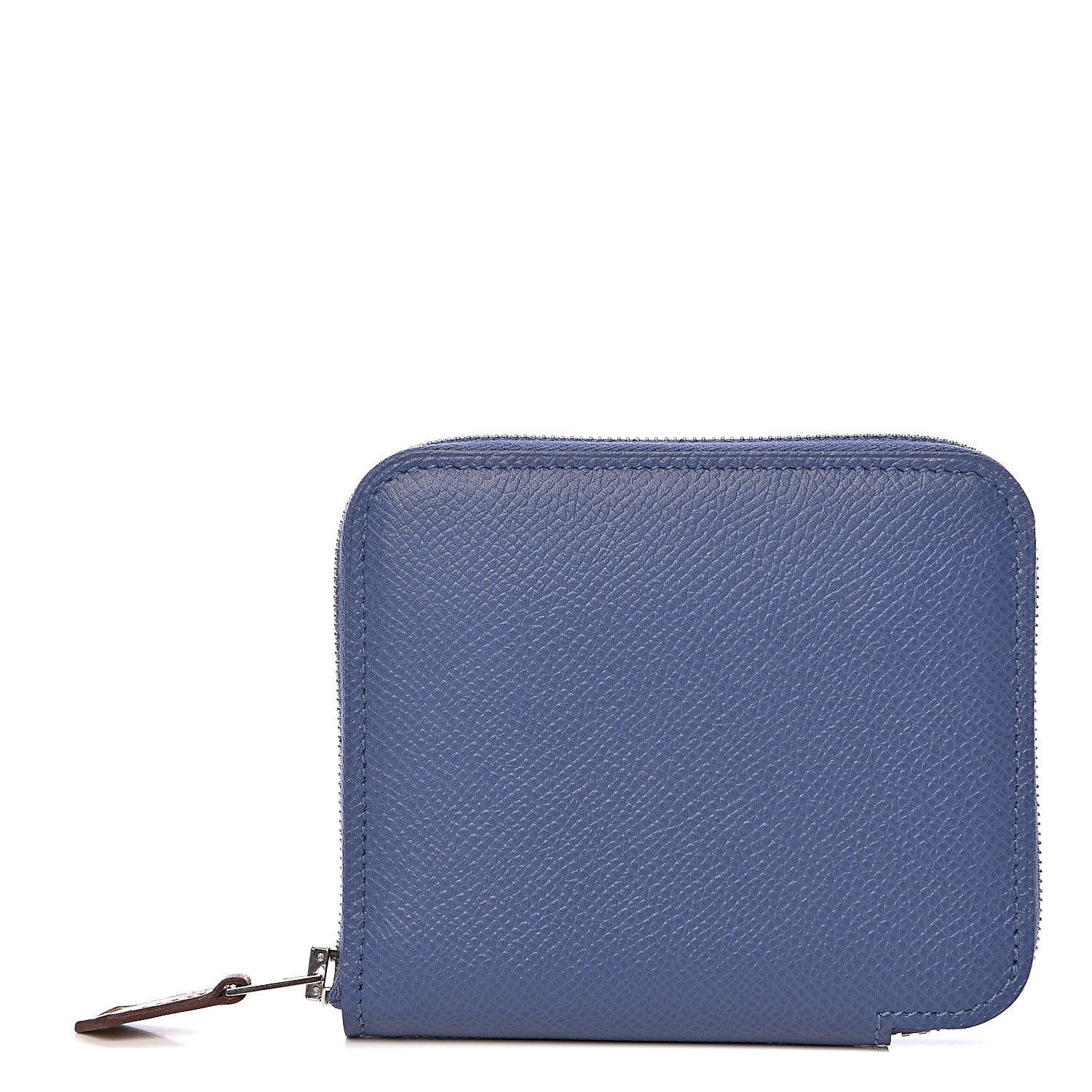 Hermes Epsom Silk'In Compact Wallet Bleu Brighton 1 of 7