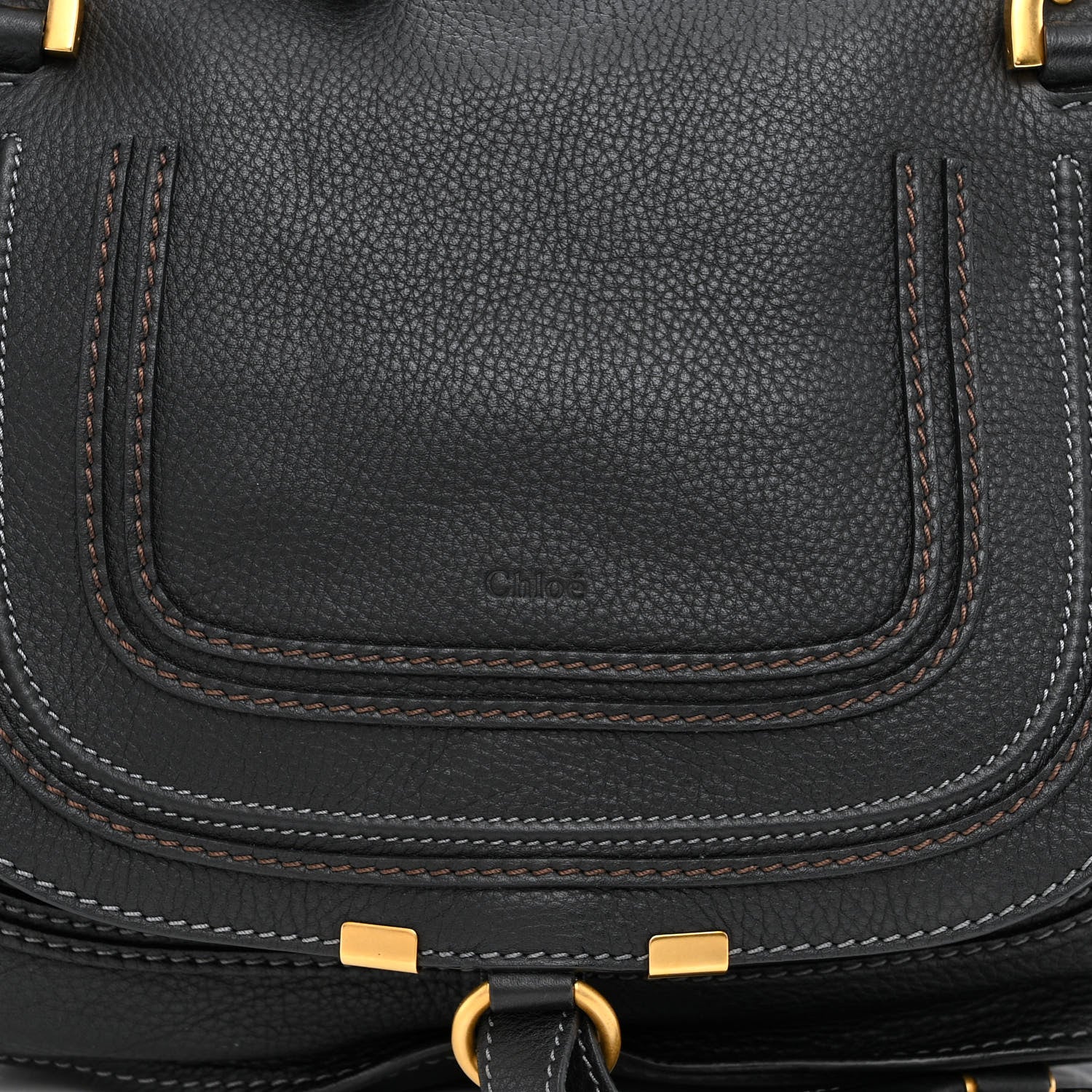 Chloe Calfskin Medium Marcie Satchel Black 8 of 11