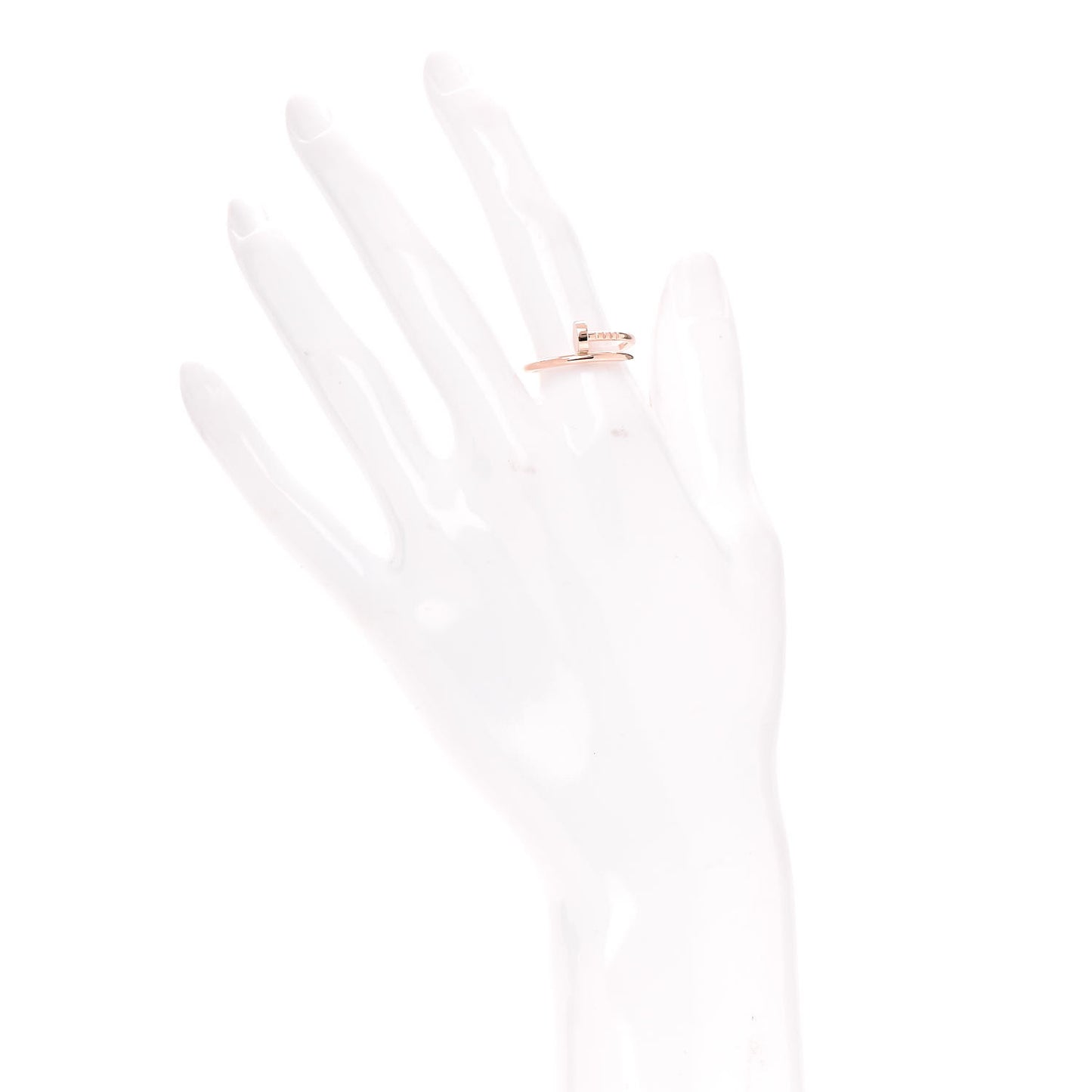 18K Pink Gold Small Juste Un Clou Ring 53 6.25