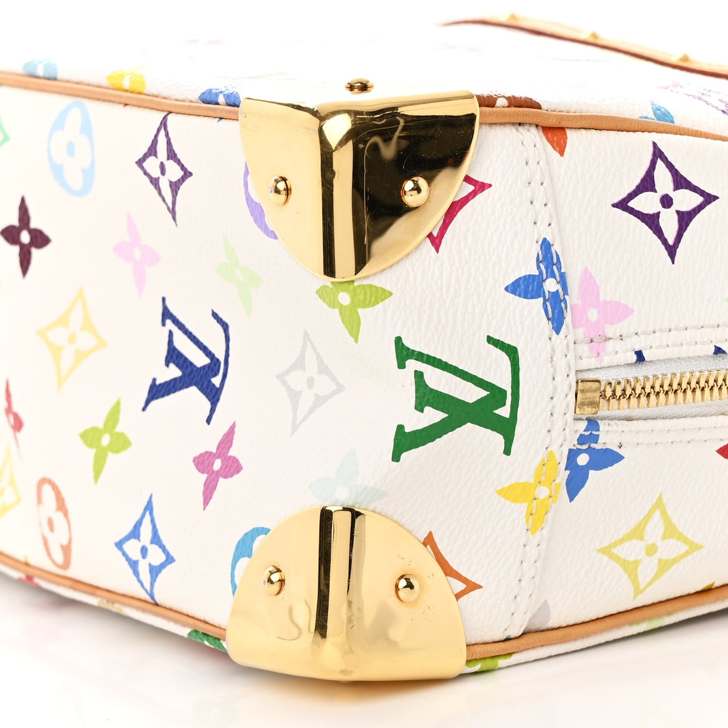 Monogram Multicolor Trouville White