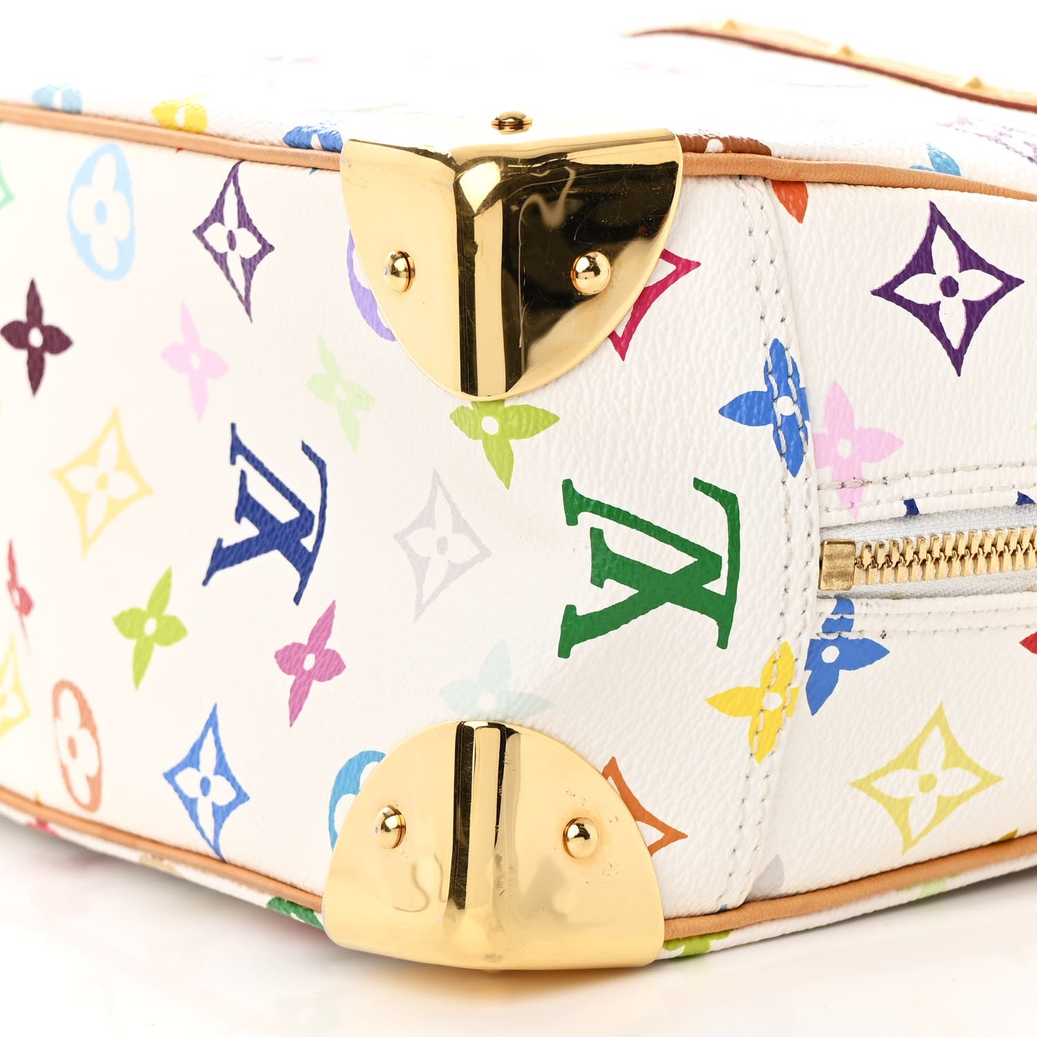Louis Vuitton Monogram Multicolor Trouville White 9 of 11