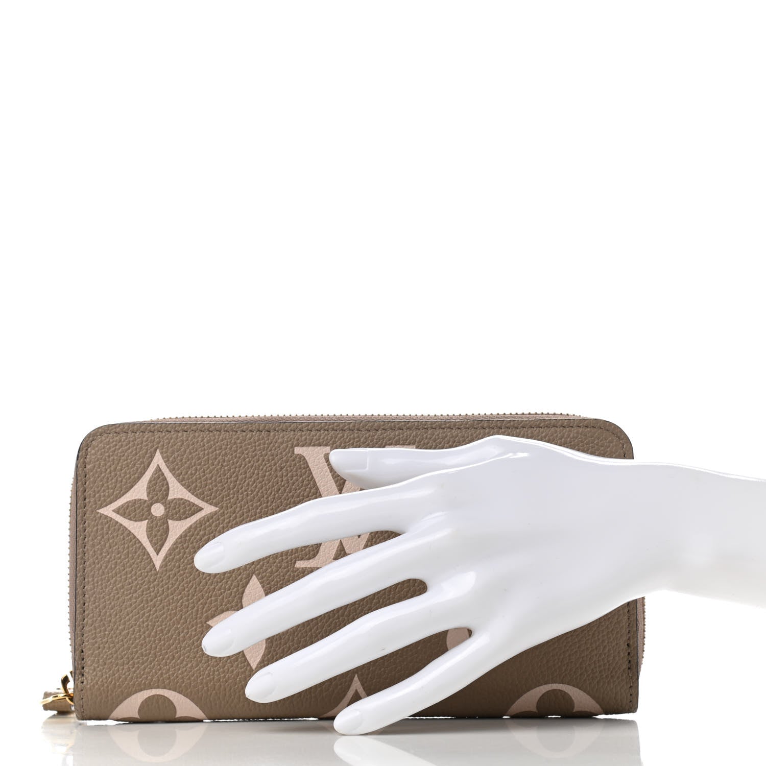 Louis Vuitton Empreinte Monogram Giant Zippy Wallet Tourterelle Creme 2 of 7