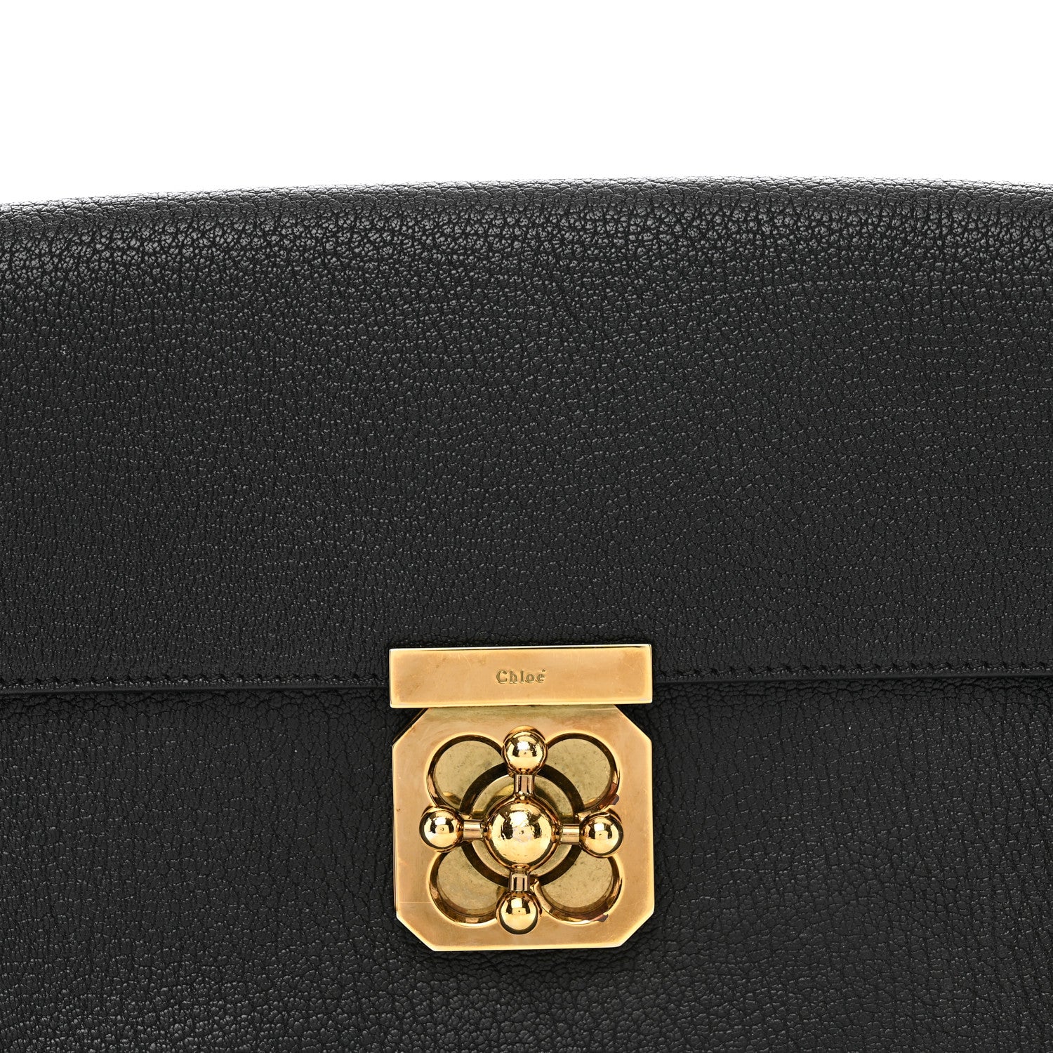 Chloe Elsie Goatskin Clutch Black 7 of 12