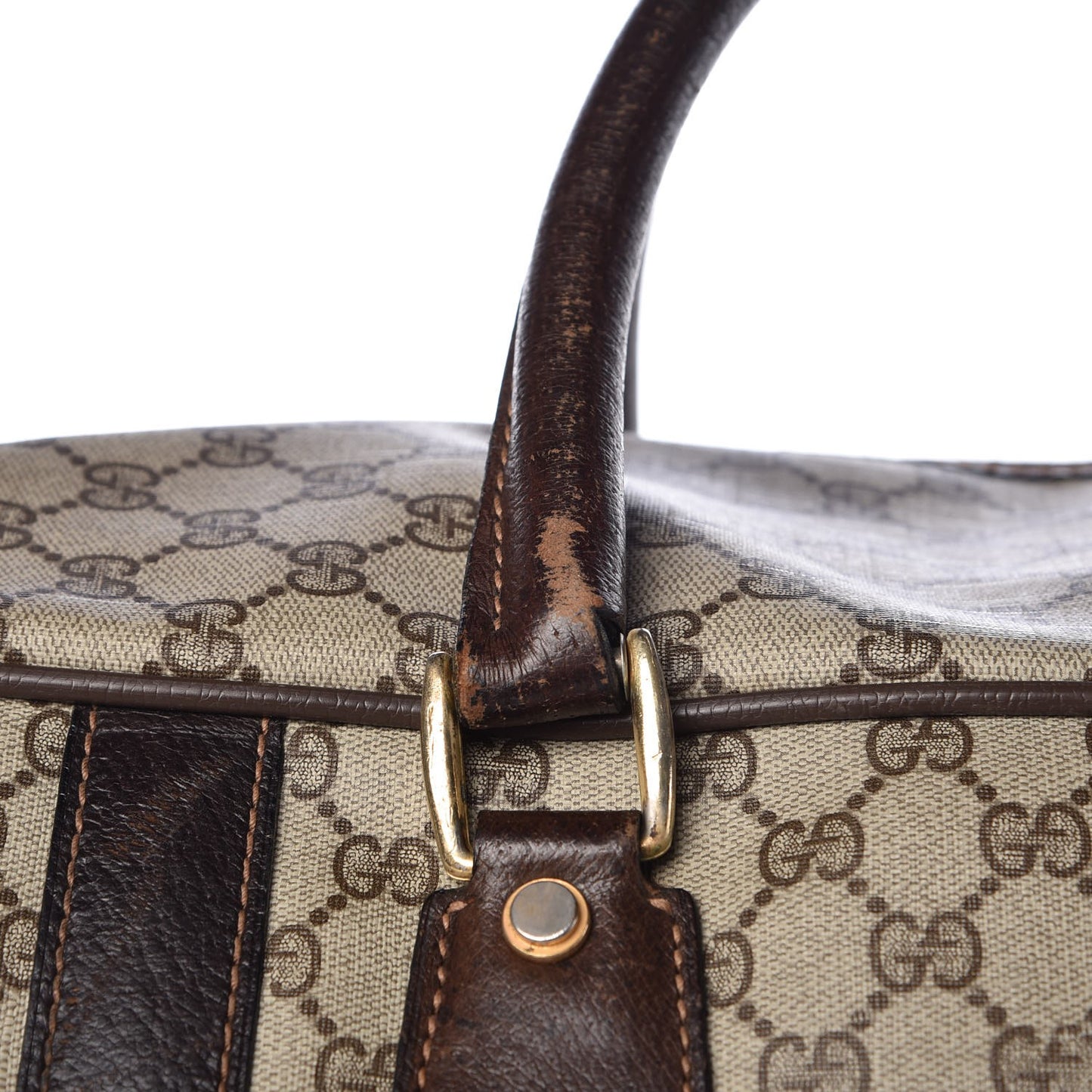 Monogram Joy Suitcase Luggage Brown