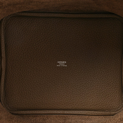 Hermes Taurillon Clemence Picotin Lock 22 MM Etoupe 5 of 10