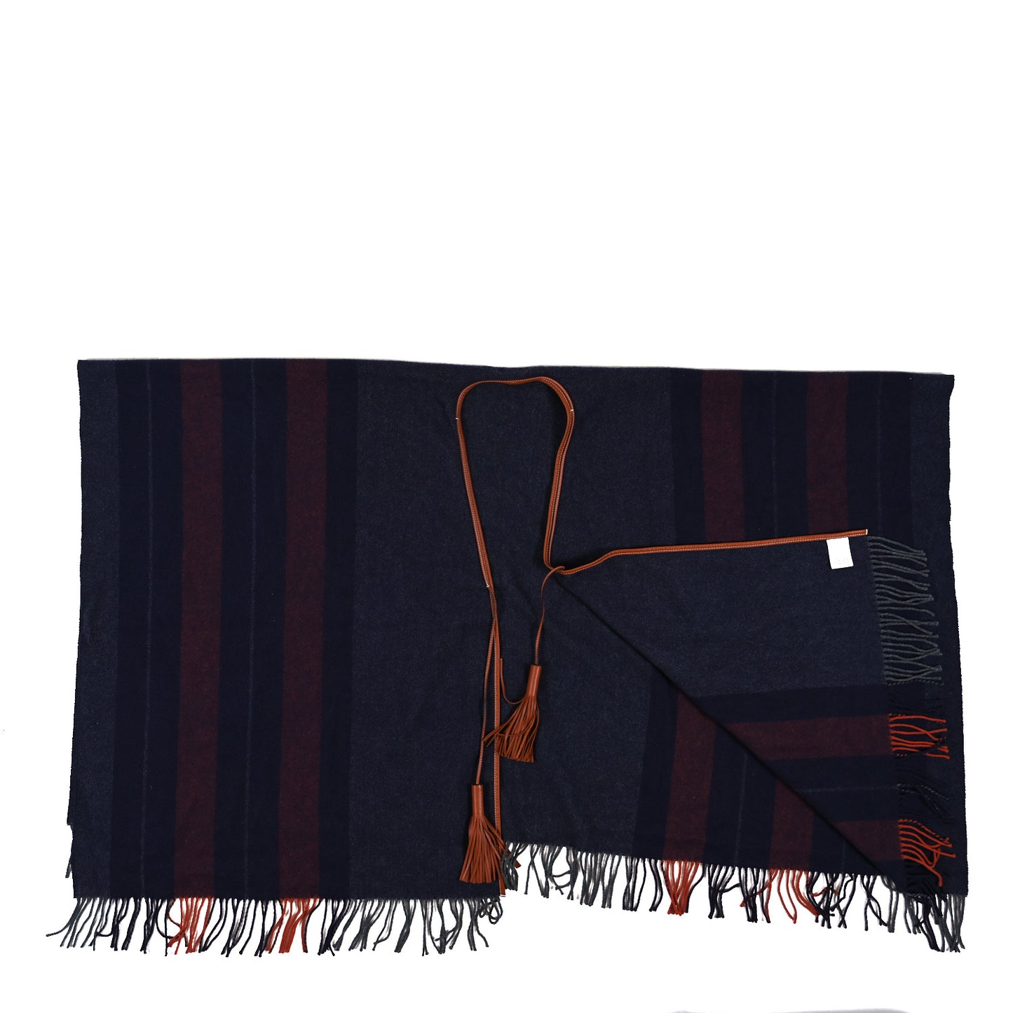 Merino Wool Cashmere Rocabar Poncho Gris