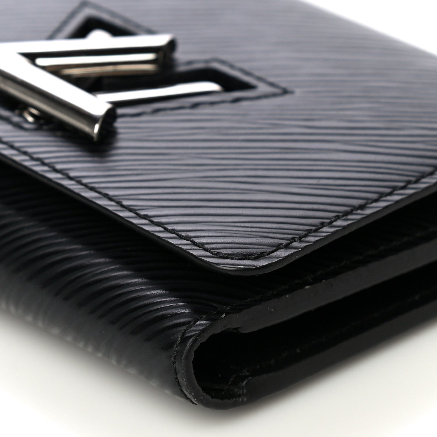 Louis Vuitton Epi Twist Compact Wallet Black 9 of 12
