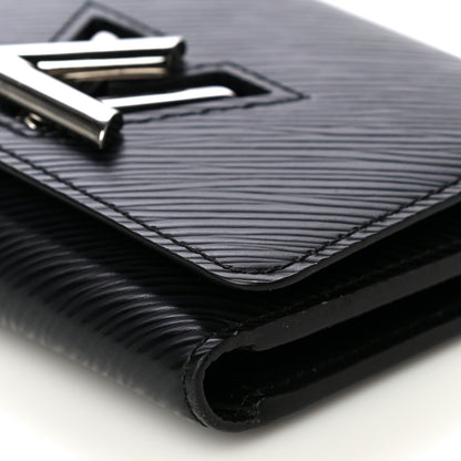 Louis Vuitton Epi Twist Compact Wallet Black 9 of 12