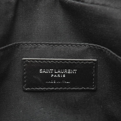 Saint Laurent Lambskin Monogram Small Lou Camera Bag Black 6 of 6