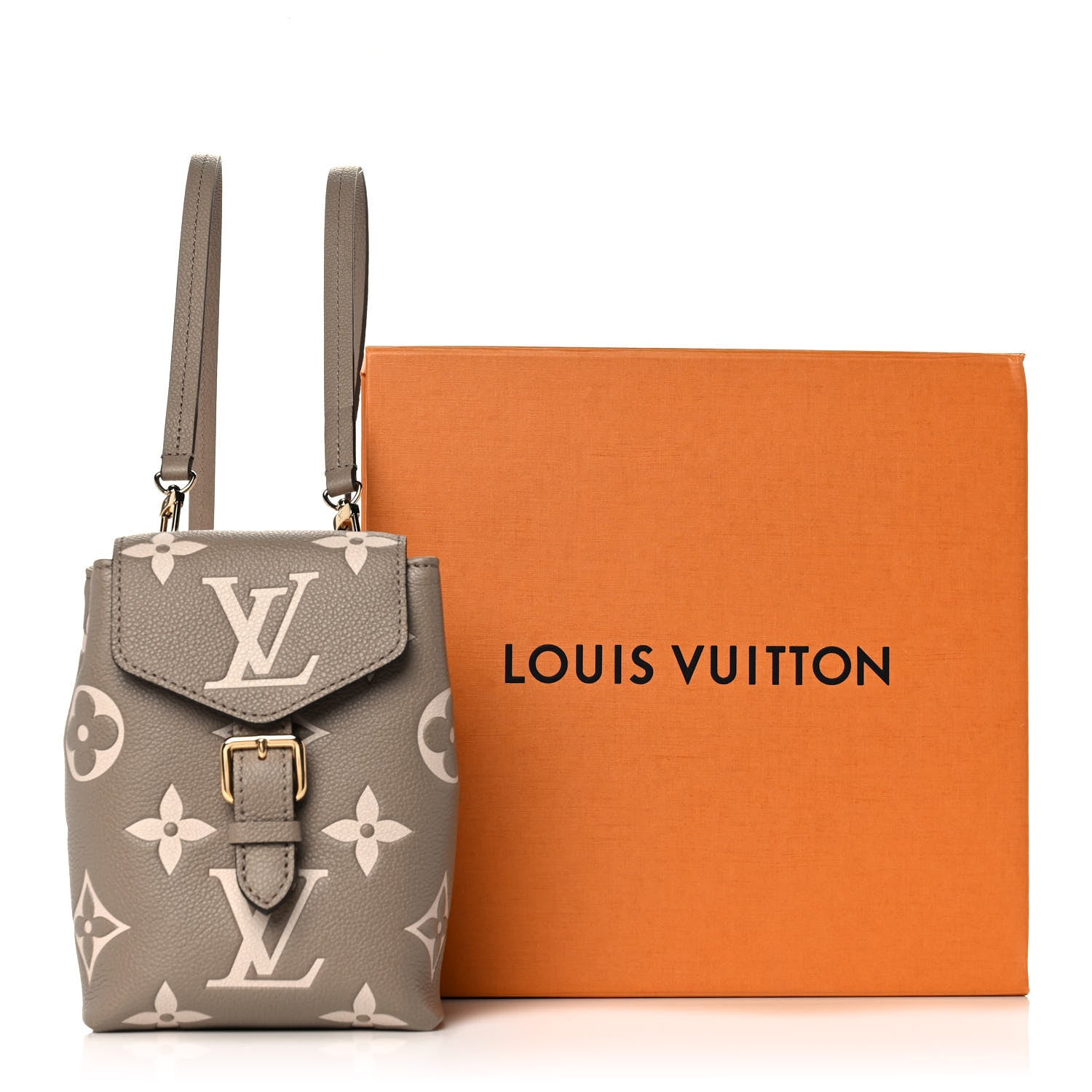 Louis Vuitton Empreinte Monogram Giant Tiny Backpack Tourterelle Cream 11 of 11