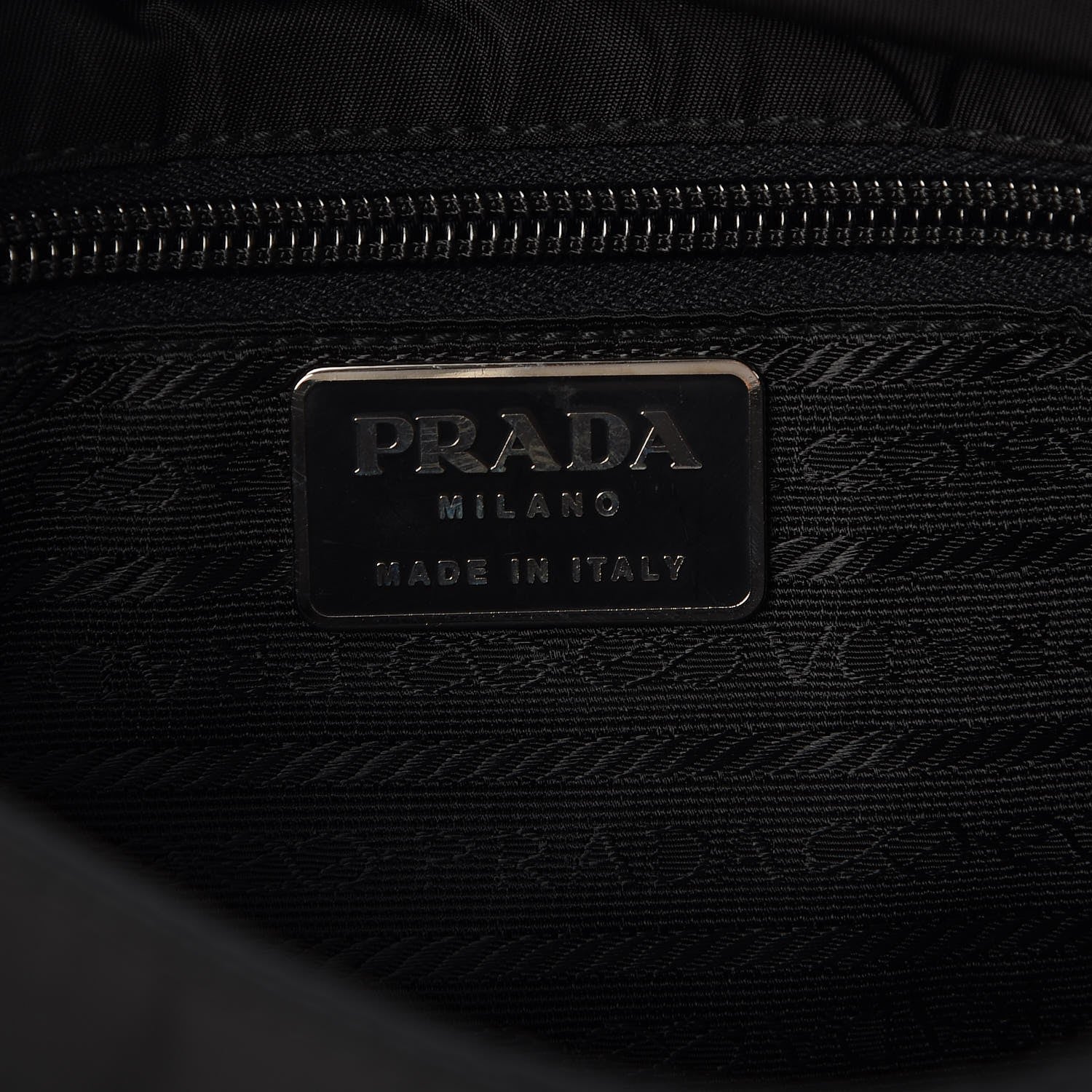 Prada Tessuto Nylon Shoulder Bag Nero Black 6 of 9