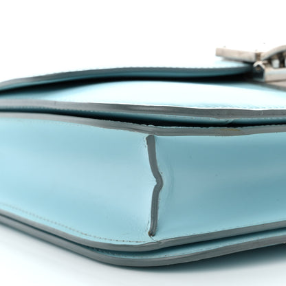 Celine Box Calfskin Medium Classic Box Flap Bag Light Blue 10 of 11