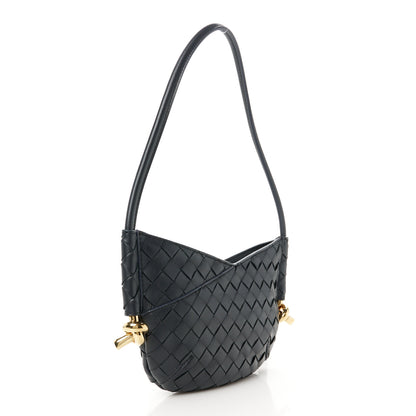 Bottega Veneta Nappa Intrecciato Mini Solstice Shoulder Bag Black 3 of 9
