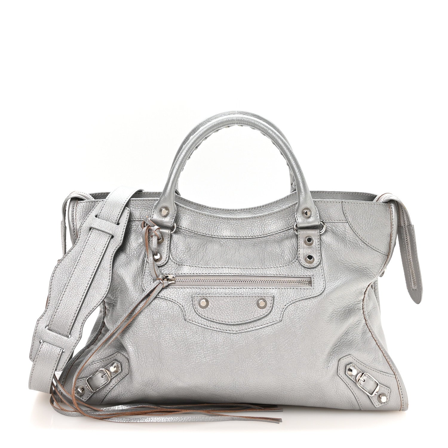 Balenciaga Chevre Classic Silver Hardware City Silver 1 of 11