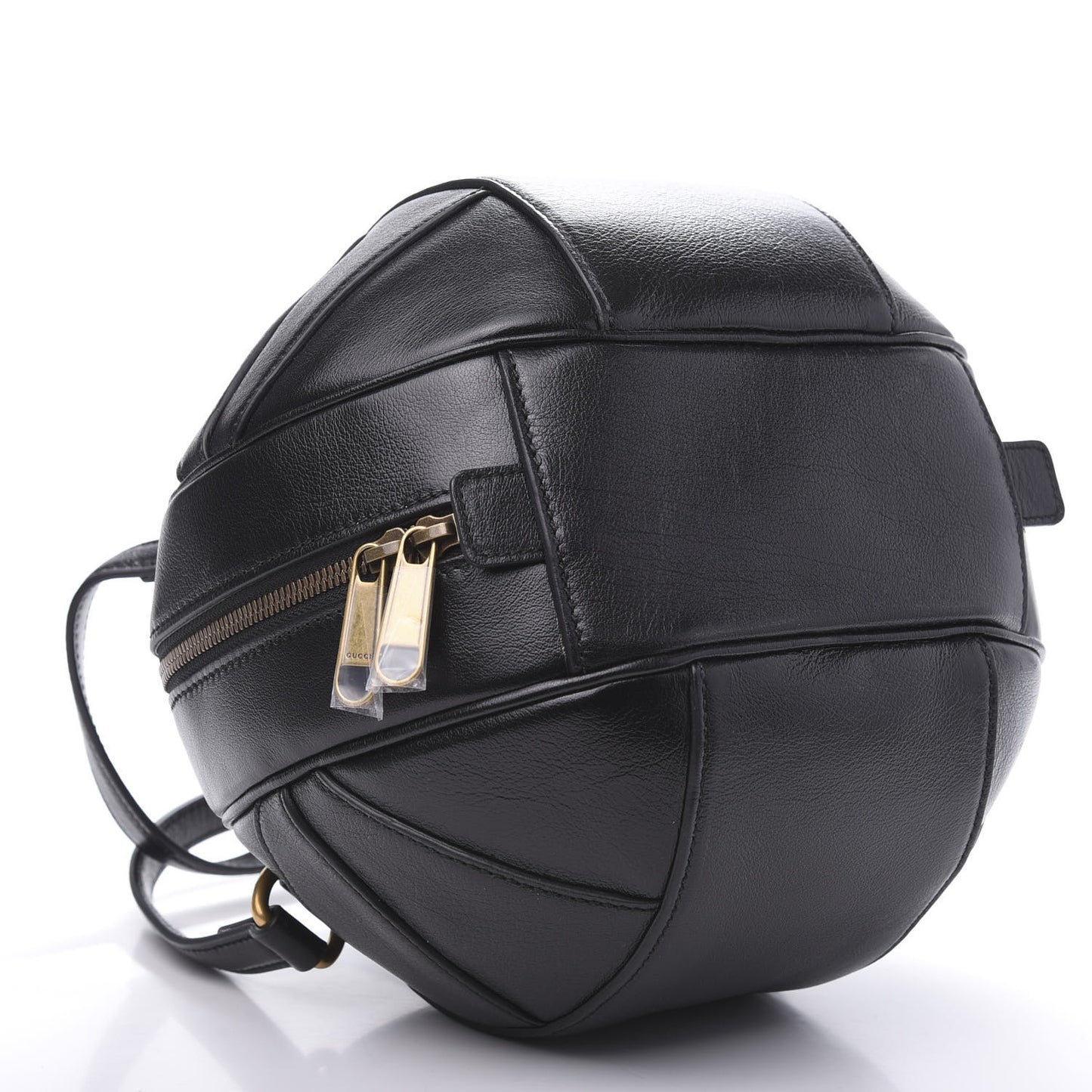 Piuma Lux Energy Tifosa Basketball Shaped Shoulder Bag Black