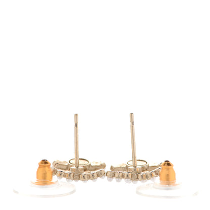 Chanel Pearl CC Earrings Light Gold 3 of 5