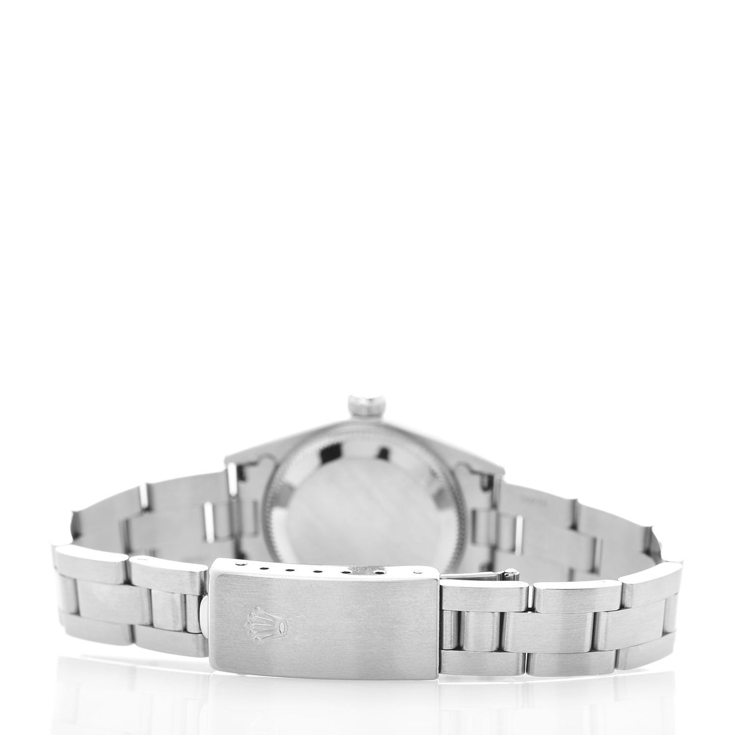 Stainless Steel 24mm Oyster Perpetual Watch White Roman 76080