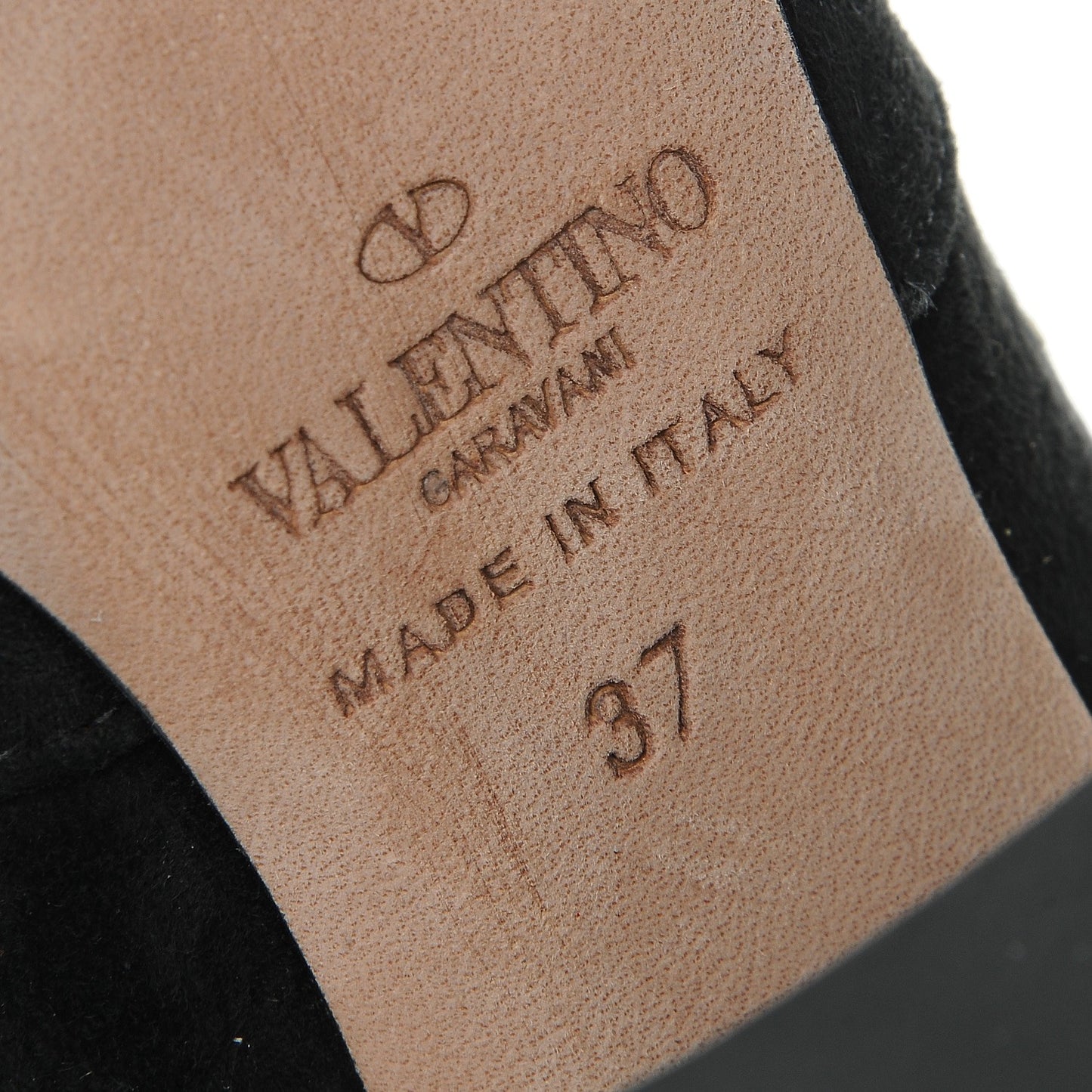 Printed Suede Astro Couture Ankle Boots 37 Black