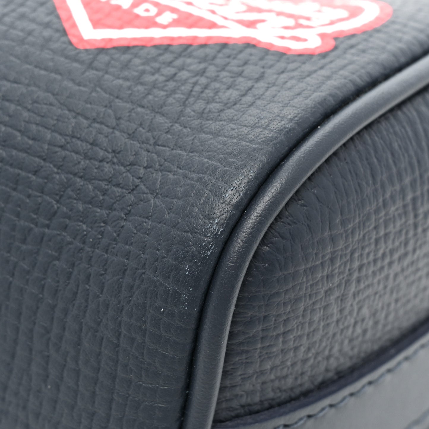 Taurillon Monogram Denim Drip Keepall XS Blue