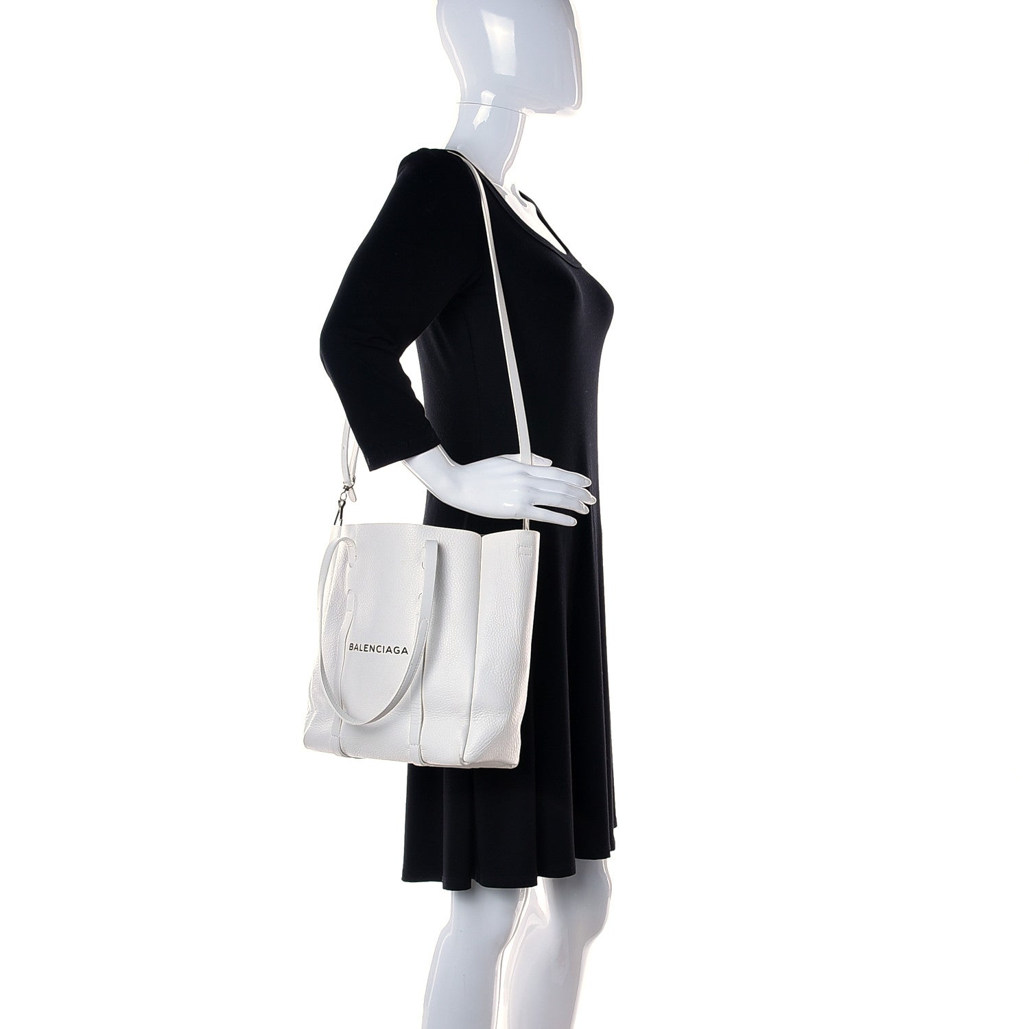 Balenciaga Calfskin XS Everyday Tote White 3 of 18