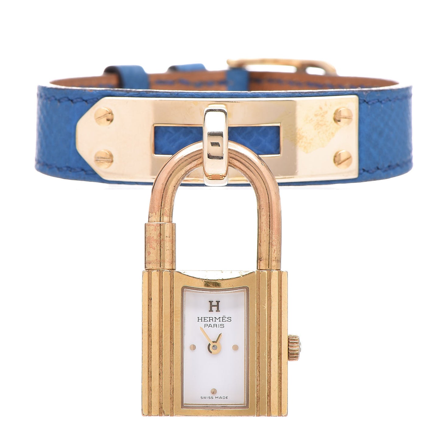 Stainless Steel Courchevel 20mm Kelly Cadena Quartz Watch Bleu France