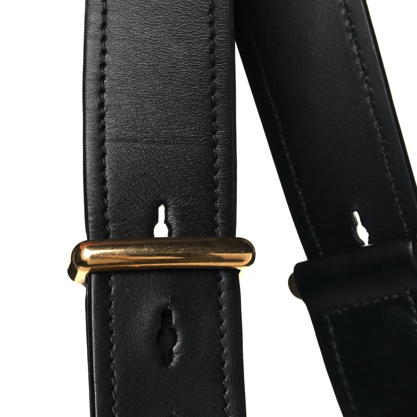 Antic Soft Saffiano Lions Head Cahier Shoulder Bag Black