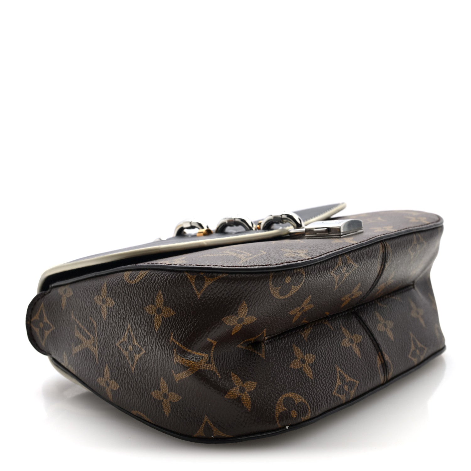 Louis Vuitton Calfskin Monogram Chain It Bag PM Black 4 of 9