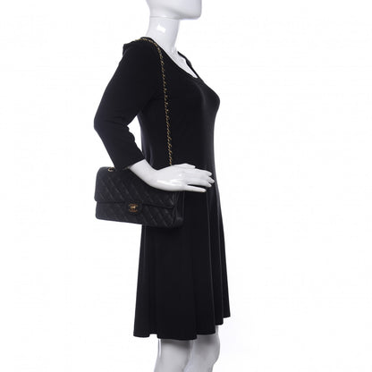 Chanel Caviar Quilted Medium Double Flap Black 2 of 10