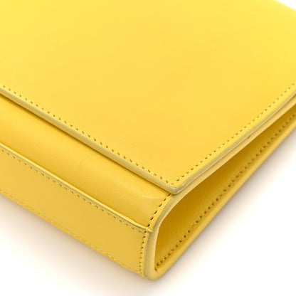 Saint Laurent Calfskin Classic Monogram Cassandre Clutch Soleil 8 of 11