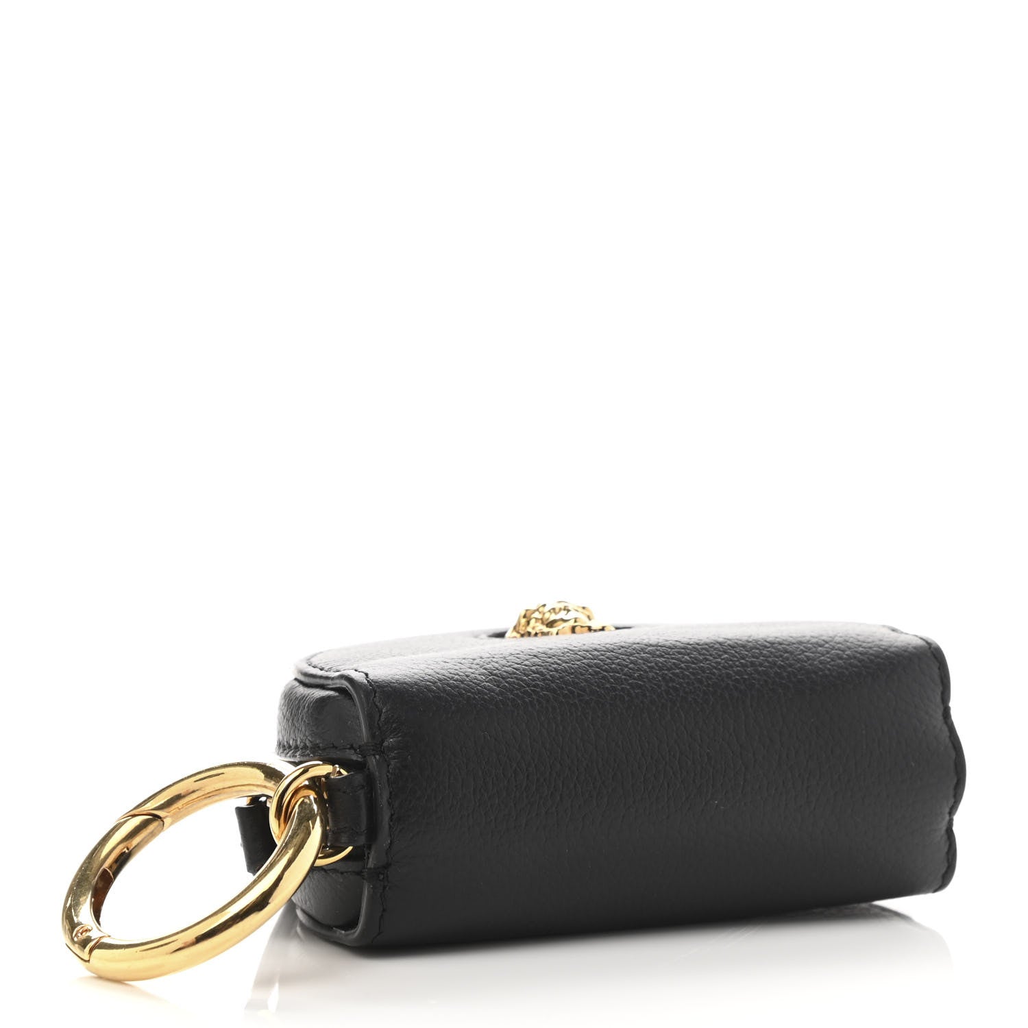 Versace Calfskin Medusa Coin Pouch Black 4 of 8