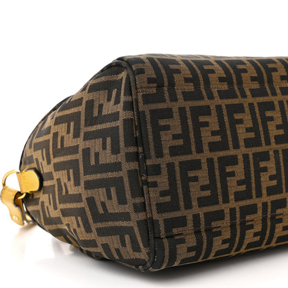 Fendi Zucca Vitello Elite Small Boston Tobacco Yellow 9 of 18