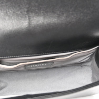 Chanel Calfskin Quilted Medium Boy Flap Black 5 of 10