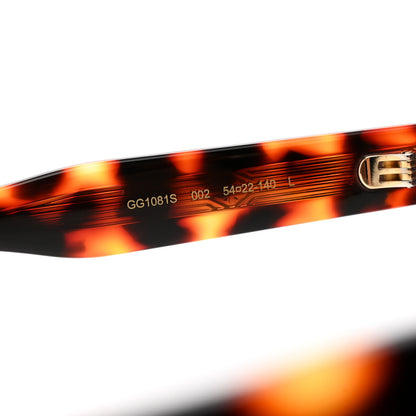 Gucci Acetate Round Sunglasses GG1081S Tortoise 6 of 6