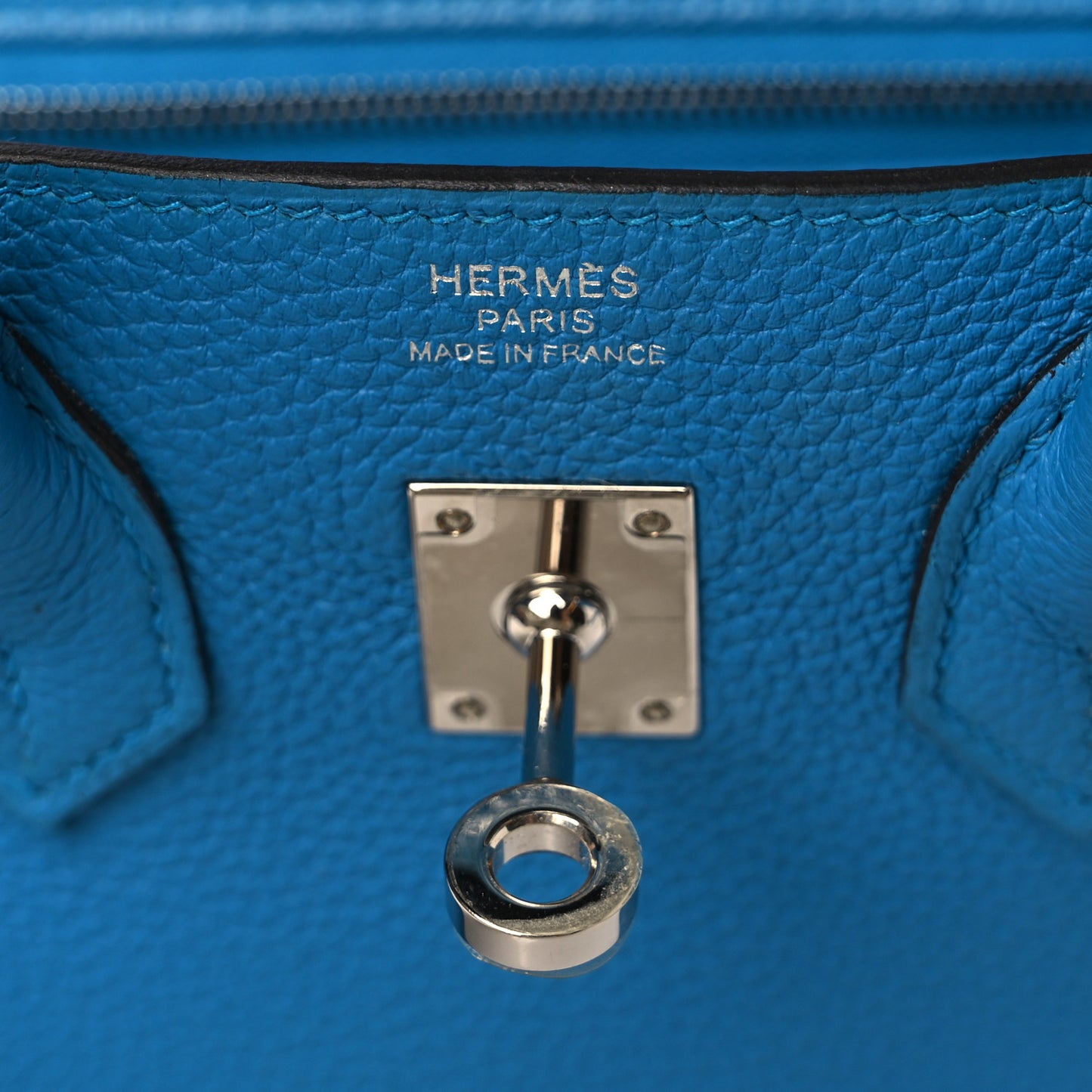 Togo Birkin 25 Bleu Zanzibar
