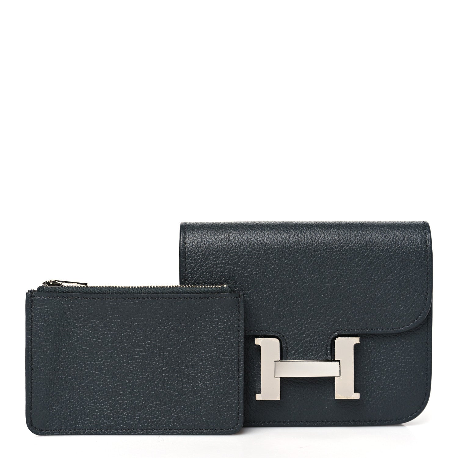Hermes Evercolor Constance Slim Wallet Vert De Gris 2 of 10