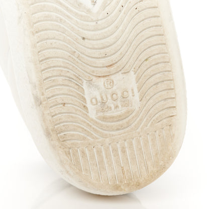 Gucci Calfskin Crocodile Web Womens Ace Sneakers 39 White Green 8 of 11